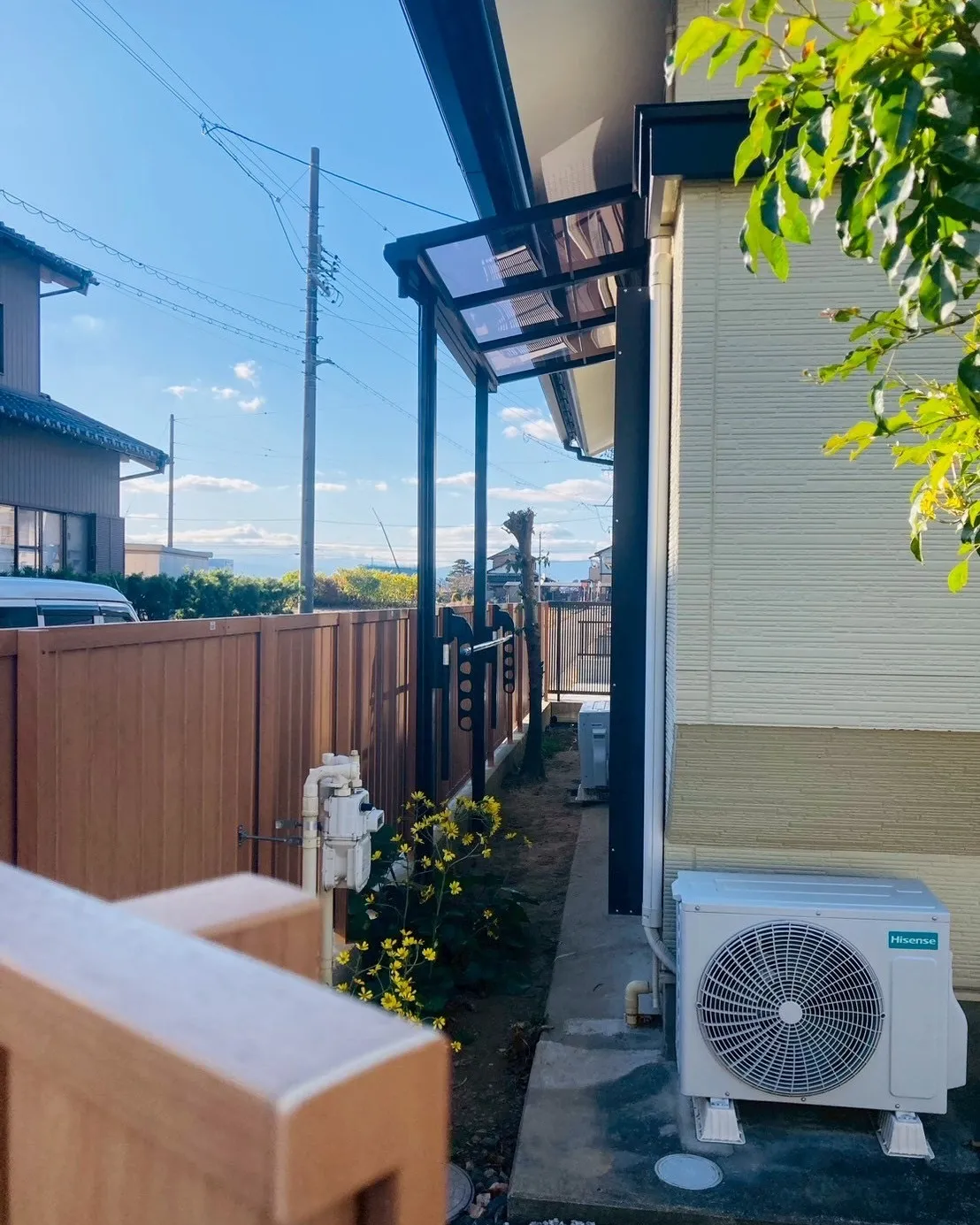 テラス屋根設置