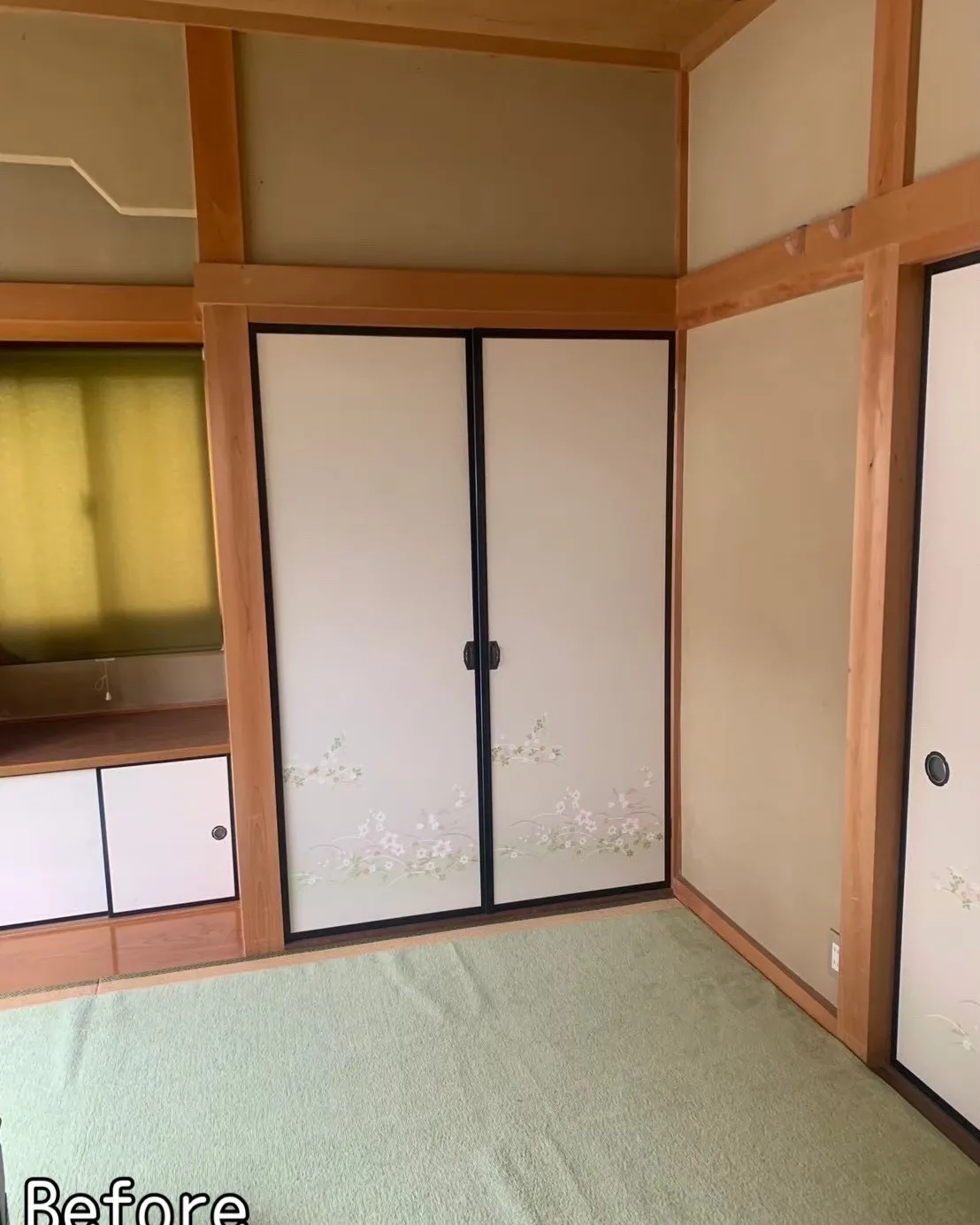 床の間の押し入れをクローゼットへ