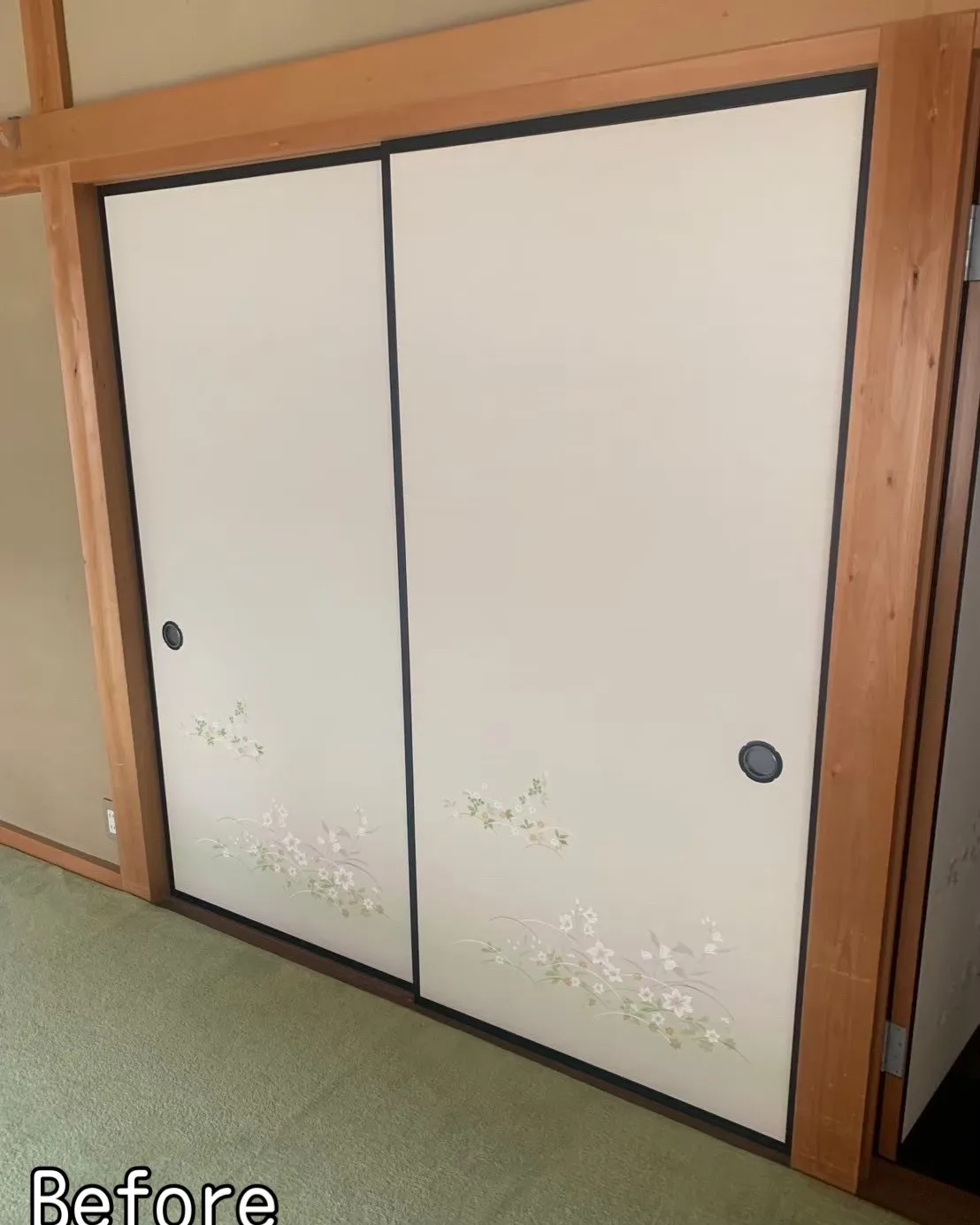 床の間の押し入れをクローゼットへ